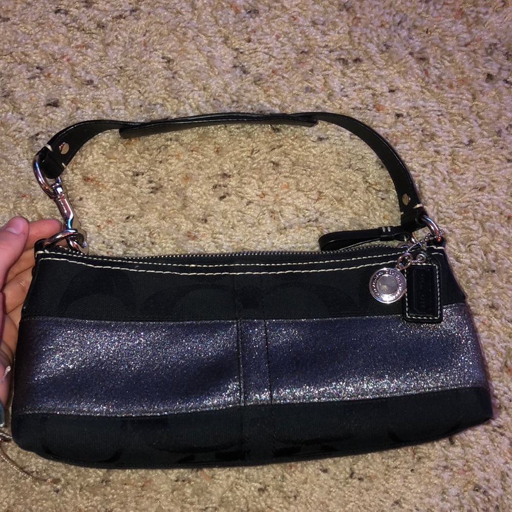 Black coach purse
